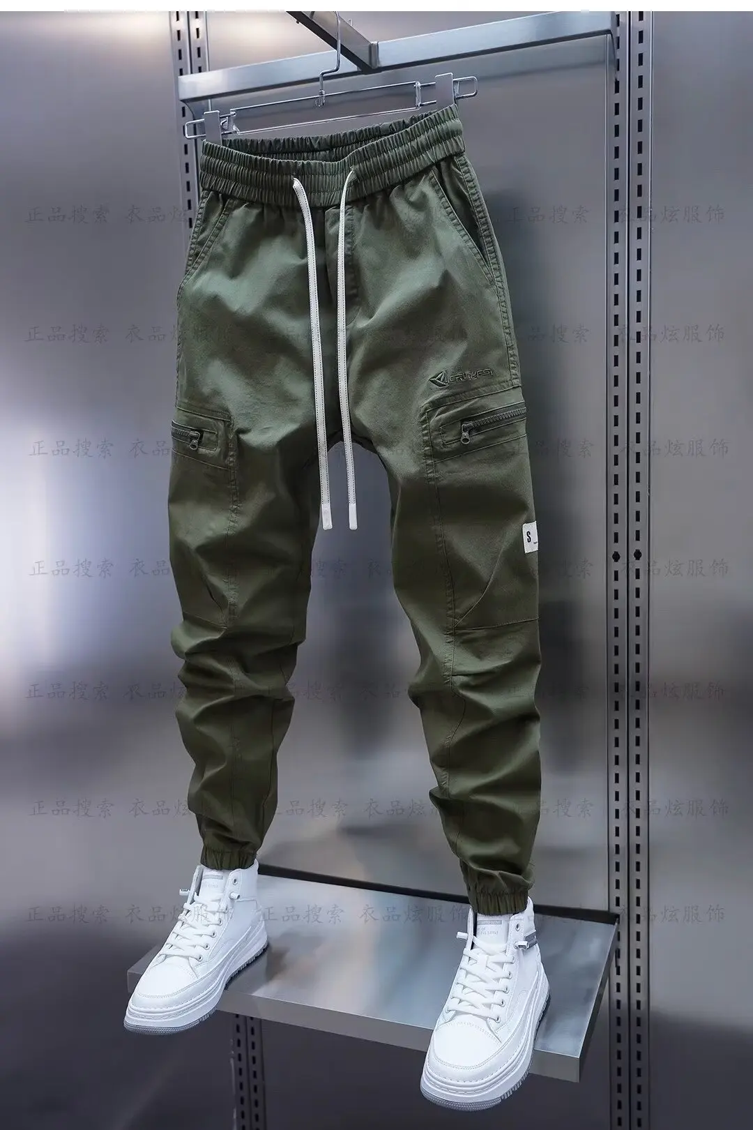 Man Jogger Sweatpants Tight Harem Pants Luxury Brand Hip Hop Streetwear Trousers 2024 Korean fashion Men's Clothing y2k pants