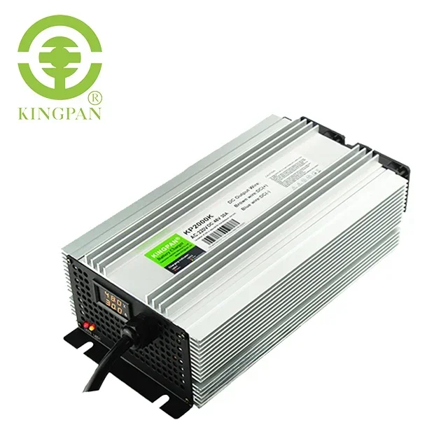 KINGPAN 1800W Electric Vehicle Battery Chargers KP2000K 12V 24V Customized AC-DC Lead Acid/Lithium LifePO4 Power Supply Adapter