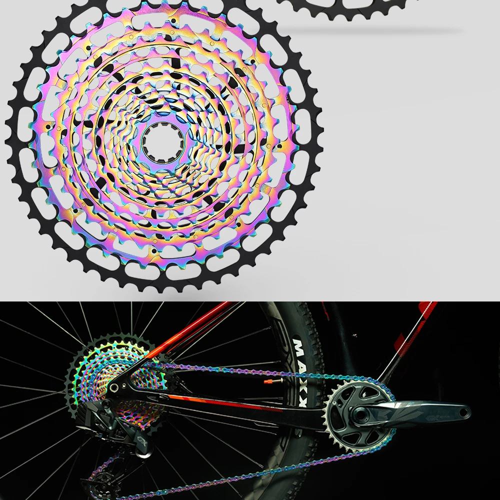 SPEDAO 12 Speed MTB Cassette 10-52T 10-50T 11-50T XD HG Freewheel Lightweight CNC K7 Sprocket Drivetrain Upgrade Bike Parts
