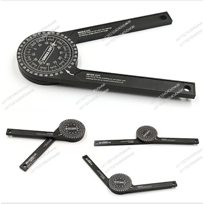 360 Horizontal Angle Ruler for Woodworking DIY Angle Ruler Goniometer Cutting and Positioning High Precision with Scale