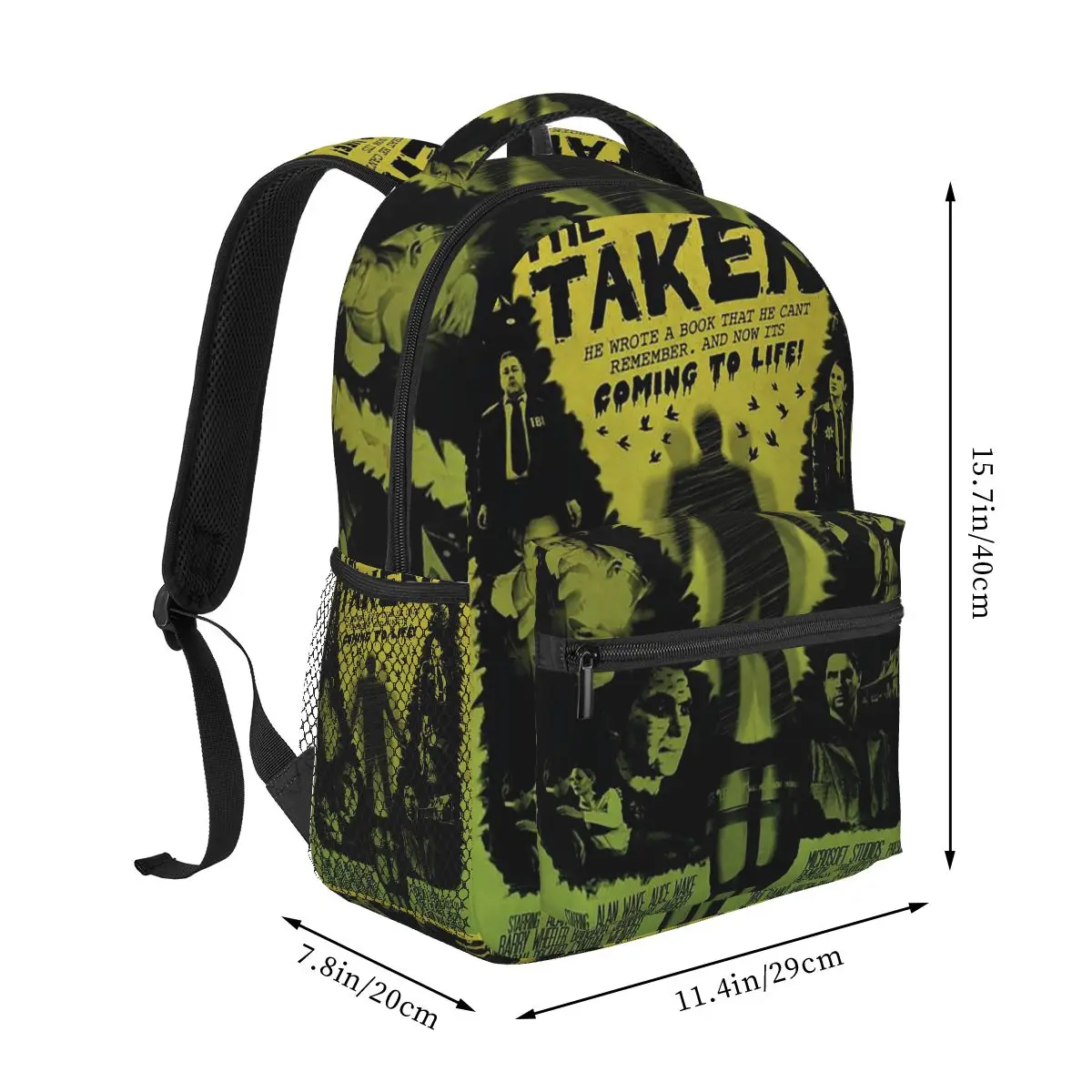 Control Logo Fracture Alan Wake Student Backpack School Bag Hiking Travel Daypack for Boys Girls Fashion Bookbag Shoulder Bags