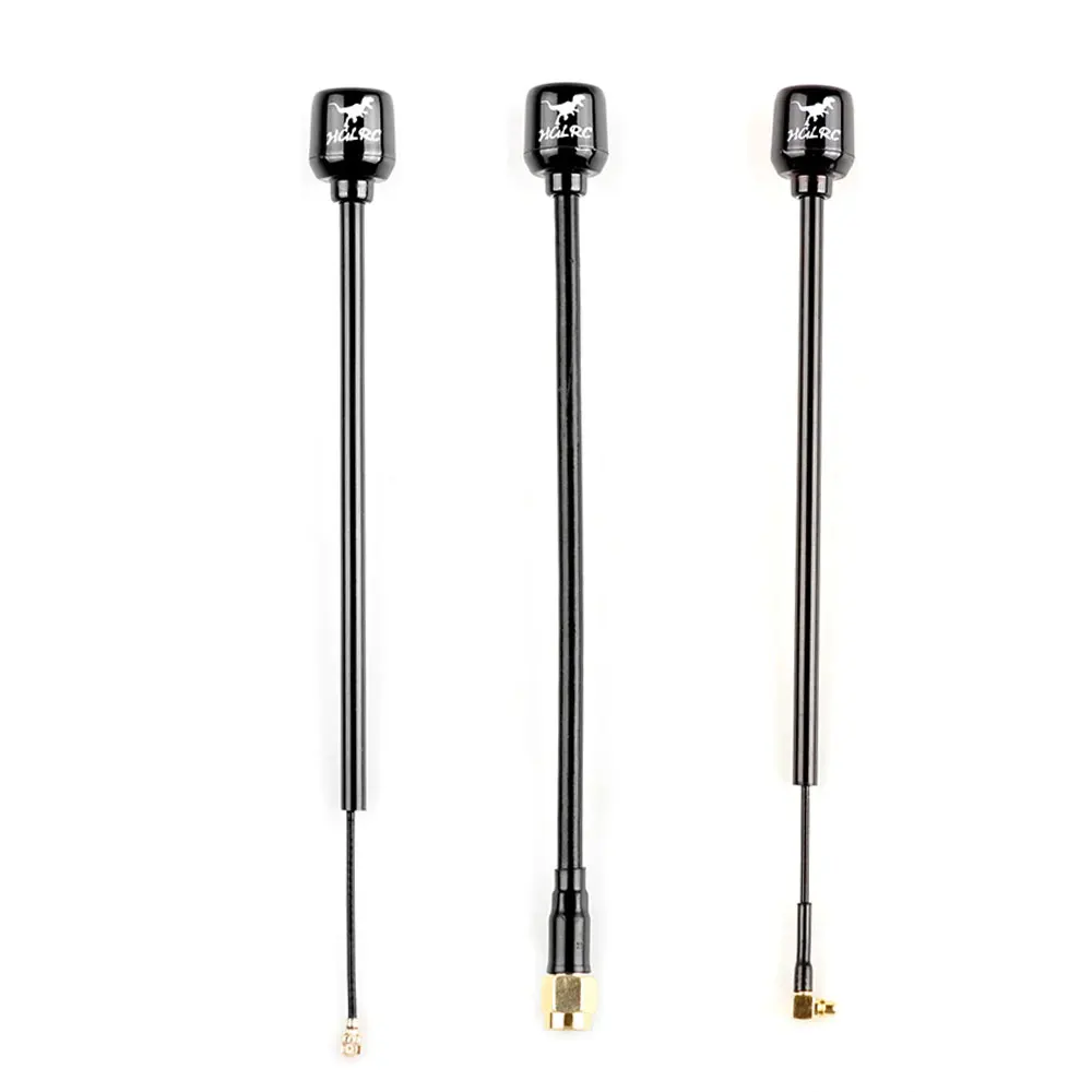 Hglrc mini Langstrecken hammer antenne mini rhcp lhcp spin sma ipex mmcx winkel 5,8g 2,5 dbi 135mm für rc fpv renn drohne