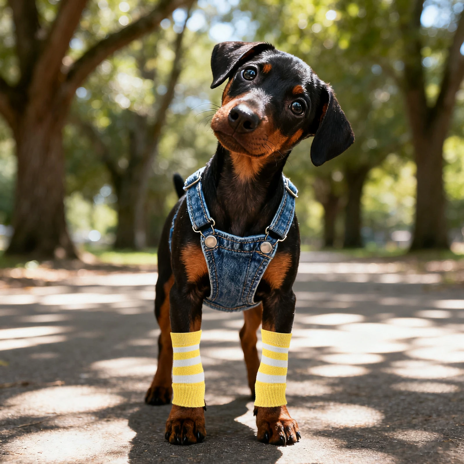 

4Pcs Dog Leg Warmers Adjustable Pet Socks Shock Absorbing Soft Elbow Pads for Puppies Large Dogs Joint Protection Stylish