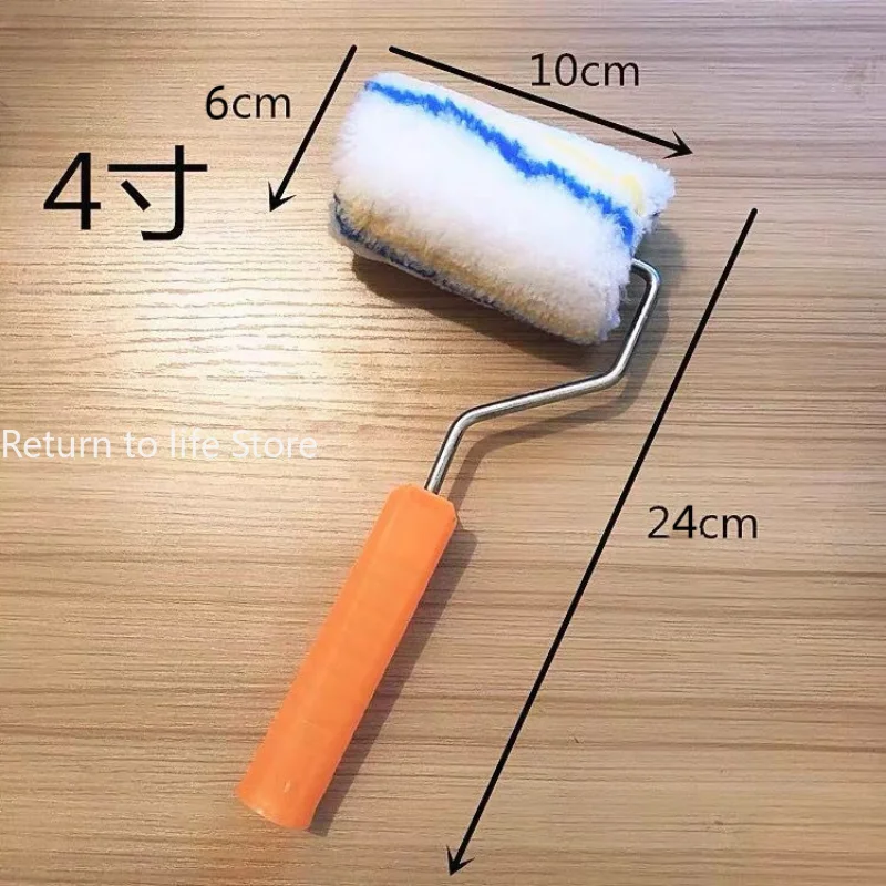 Pennello a rullo multifunzionale fai-da-te 4 pennelli da parete per uso domestico da 6 pollici pennello per pittura decorativa in rotolo