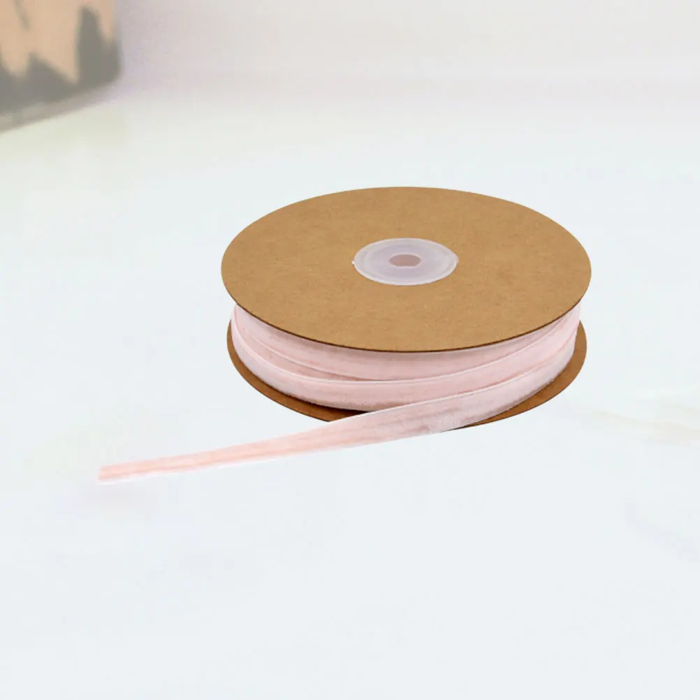 

Ribbon Band Cloth Accessories Gift Wrapping Soft Decorative Strap DIY Ribbons Flocking