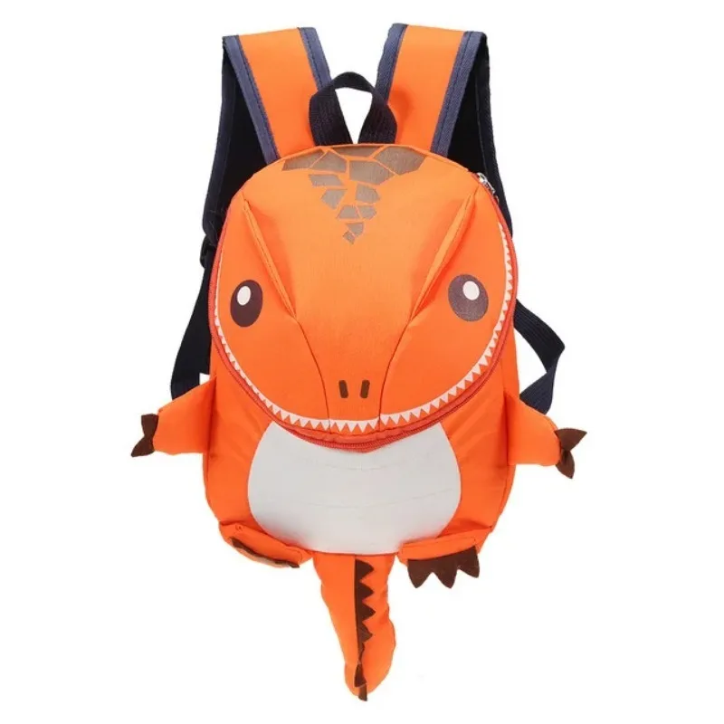 Bolsas de viaje con estampado de animales de dinosaurio en 3D para niños, mochilas impermeables para niños y niñas, bolsa pequeña de dibujos animados