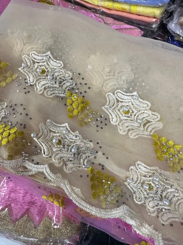 3D-Steinverzierter Neuer Dubai-Schal für Muslimische Frauen, Afrikanischer Voile-Stein-Hijab, Islamischer Hijab, Pashmina-Turban, Kopftuch mit Stickerei, Schals – Detail 39
