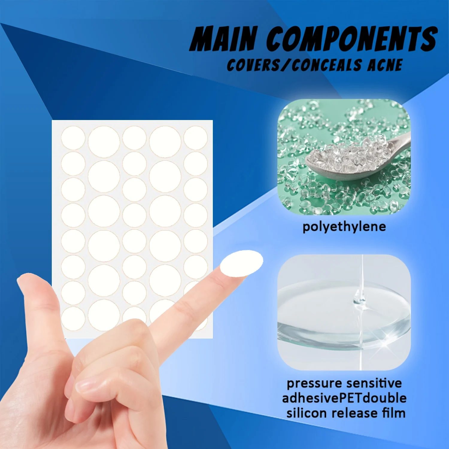 360 PCS dayrnight Healing Acne Patches Hydrocolloid Skin Repair Sticker