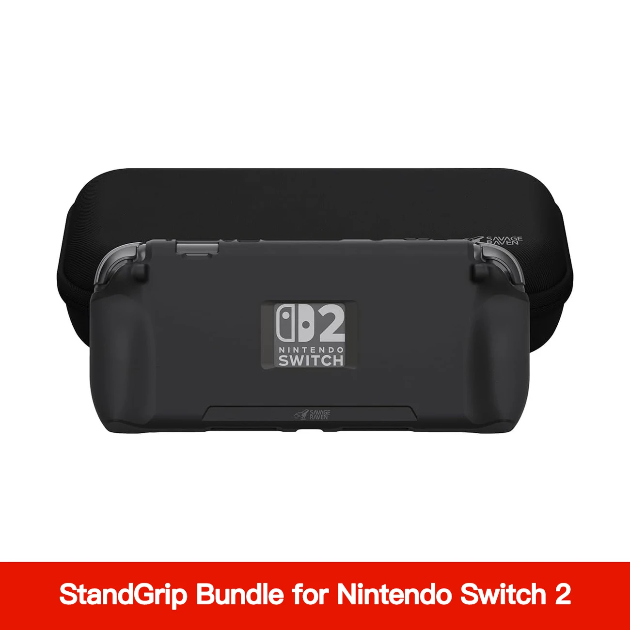 Skull & Co. StandGrip for Nintendo Switch 2: A Soft Protective Case with Textured Grips Full Protection and Stand