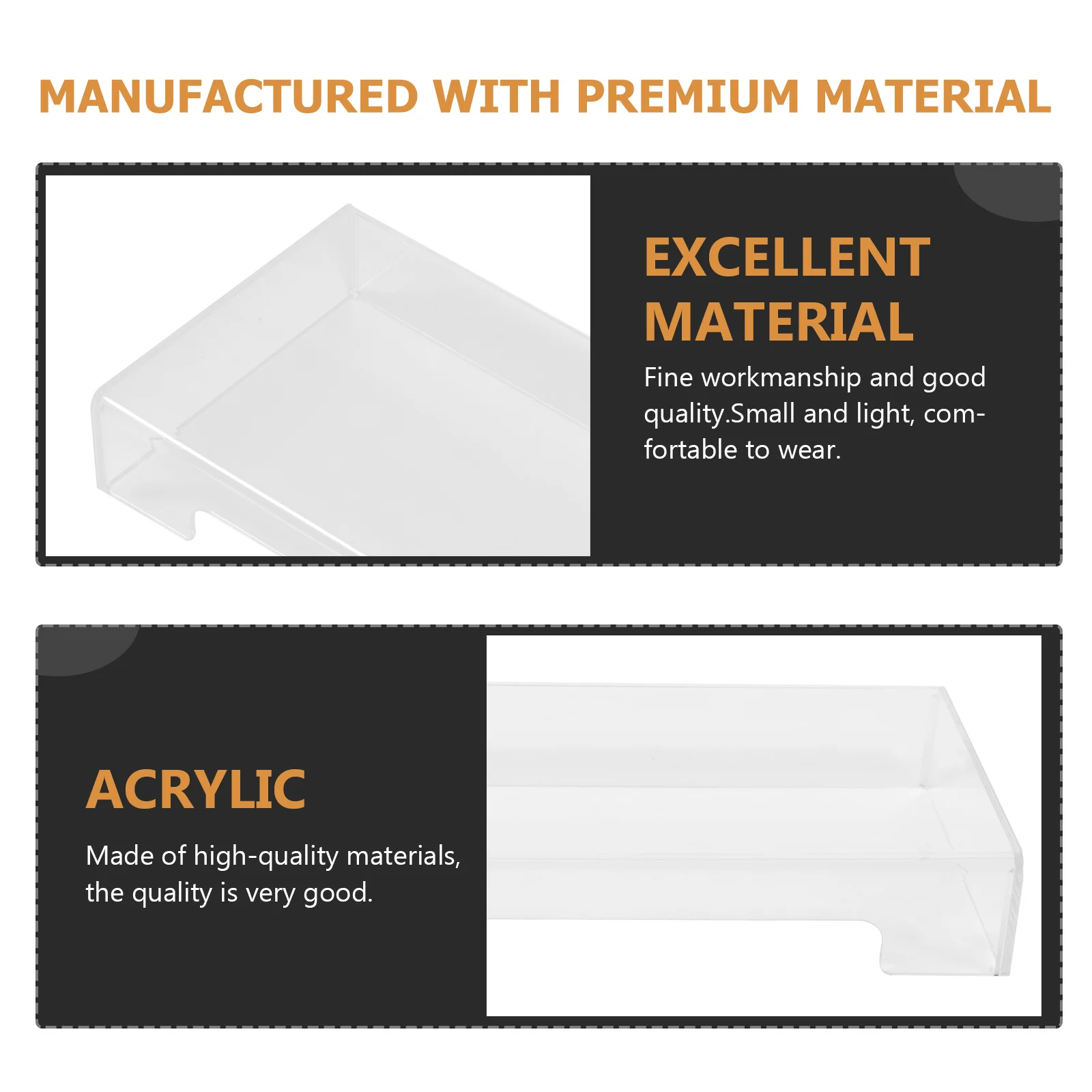 

1Pcs Transparent Acrylic Keyboard Protective Cover Water-Resistant Case for 104 87 Keys Keyboard Dustproof Cover