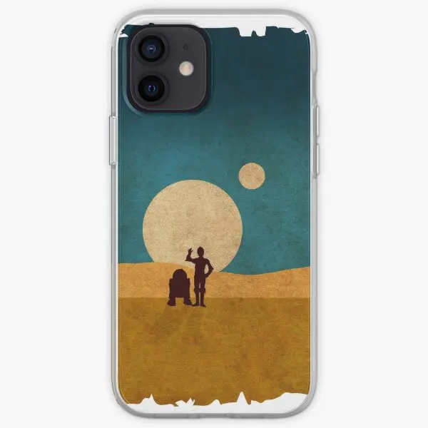 Droids In The Dunes Iphone Tough Case  Phone Case Customizable for iPhone X XS XR Max 6 6S 7 8 Plus 11 12 13 14 Pro Max Mini