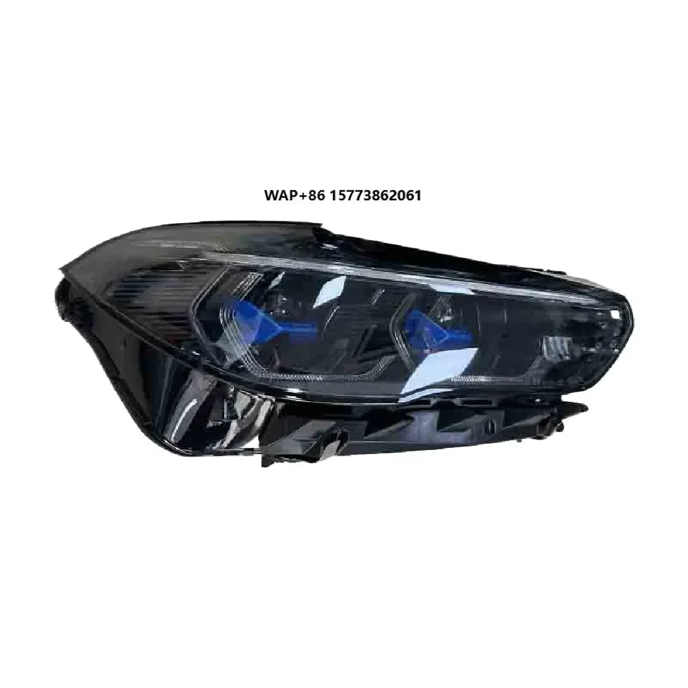 

1 Unit Original Headlight Assemblys Front Black Headlights for 2019 2020 2021 2022 BMer X5 X6 G05 G06