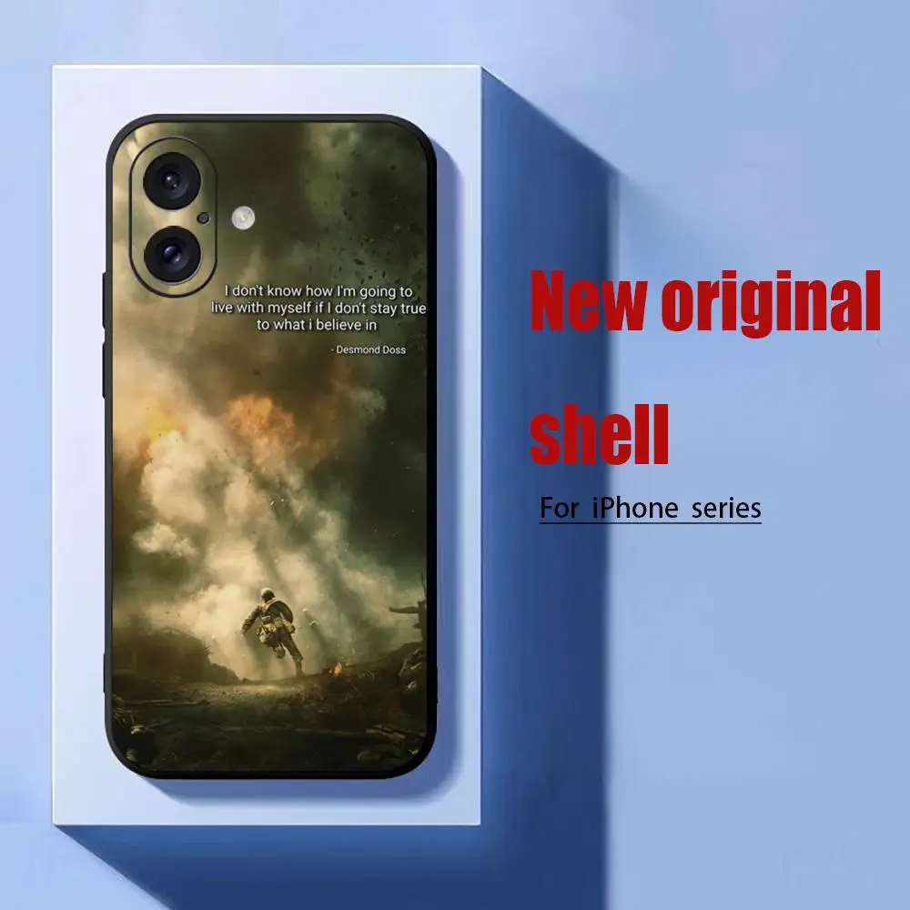 Cool Band of Brothers Film Phone Case For iPhone 17 16 15 14 13 12 X XR XS 8 Plus Mini Pro Max Soft black Shockproof Cover view 2