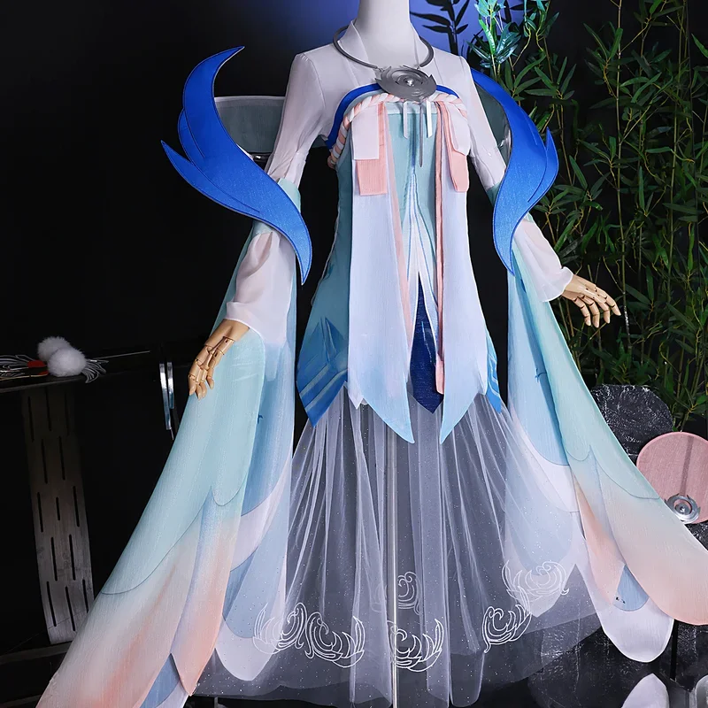 Chang'e Like A Dream COS Server Honor of Kings Dreamlike Cosplay Pixiv Anime Game Server Ancient Style Halloween Carnival Outfit