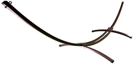 15 Ft Indoor/Outdoor Powder Coated Galvanized Steel Arc Hammock Stand. Strongest Supports Single/Double Hammock