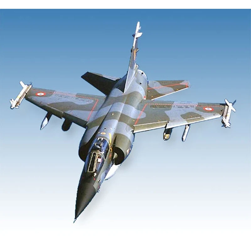 Aircraft US Mirage + F.1 Fighter 3D Paper Model DIY Handmade Toy