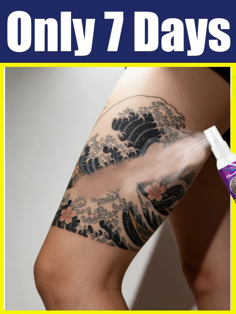 

Спрей для удаления татуировок, подходит для больших и маленьких татуировок, эффективно удаляет перманентные татуировки