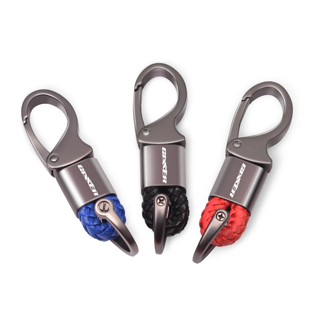 Nuevo llavero de motocicleta llavero de Metal llavero de cuerda trenzada para Suzuki GIXXER 250 SF 150 125 155 SF150 SF250