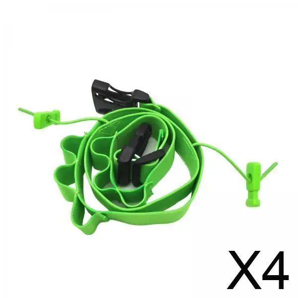 

4x Triathlon And Cycling Gear Number Belt with Enhanced Visibility