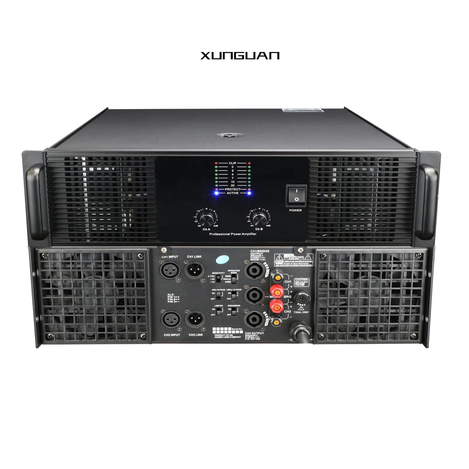 

STA-10/STA-12/STA-13/STA-15/STA-18 High Power 2-Channel 3U Sound Power Amplifier 1000W-1800W For Show Performance/Disco