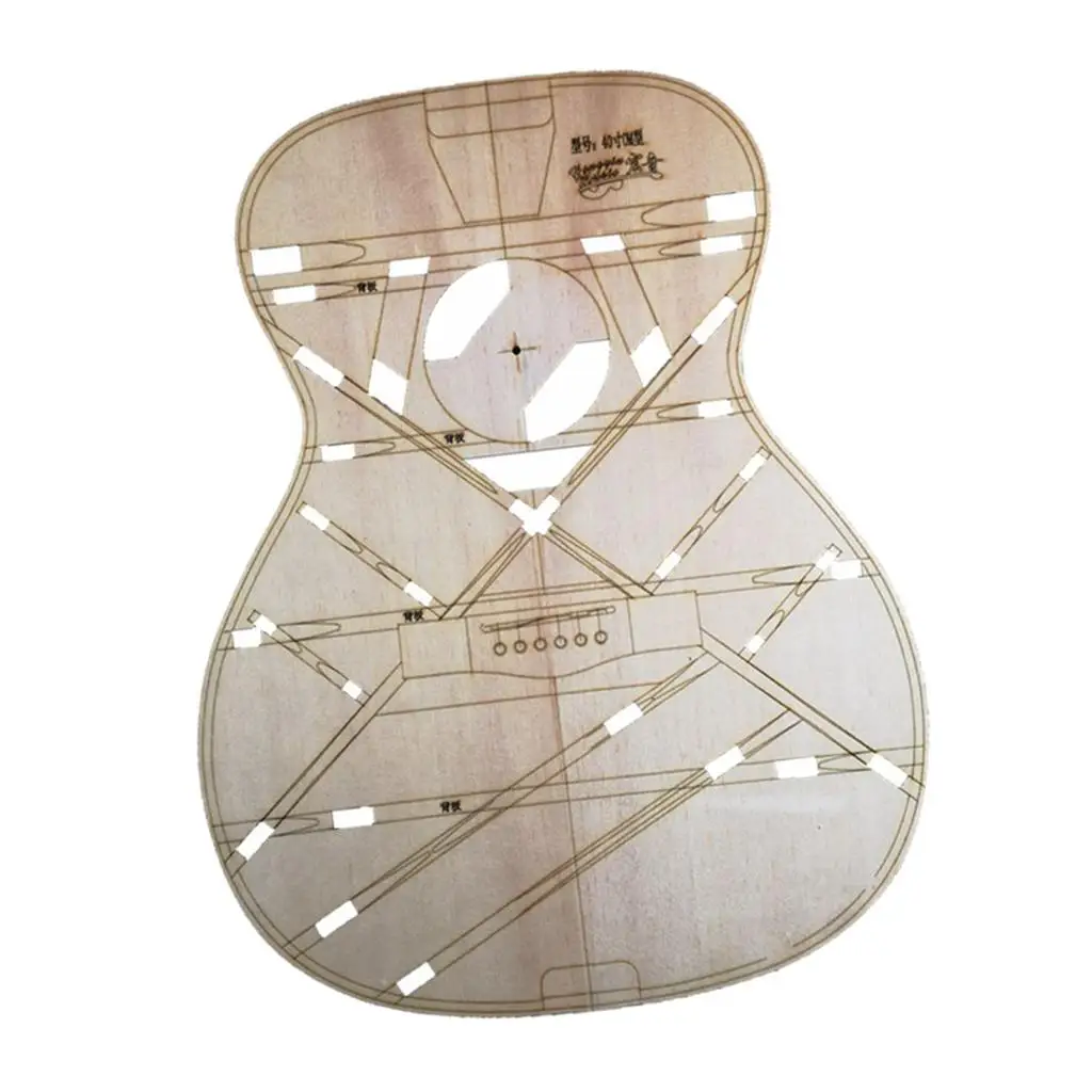 Holz om 40 Zoll Folk Akustik gitarre Körper Layout Vorlage Gitarrenbauer Versorgungs werkzeug