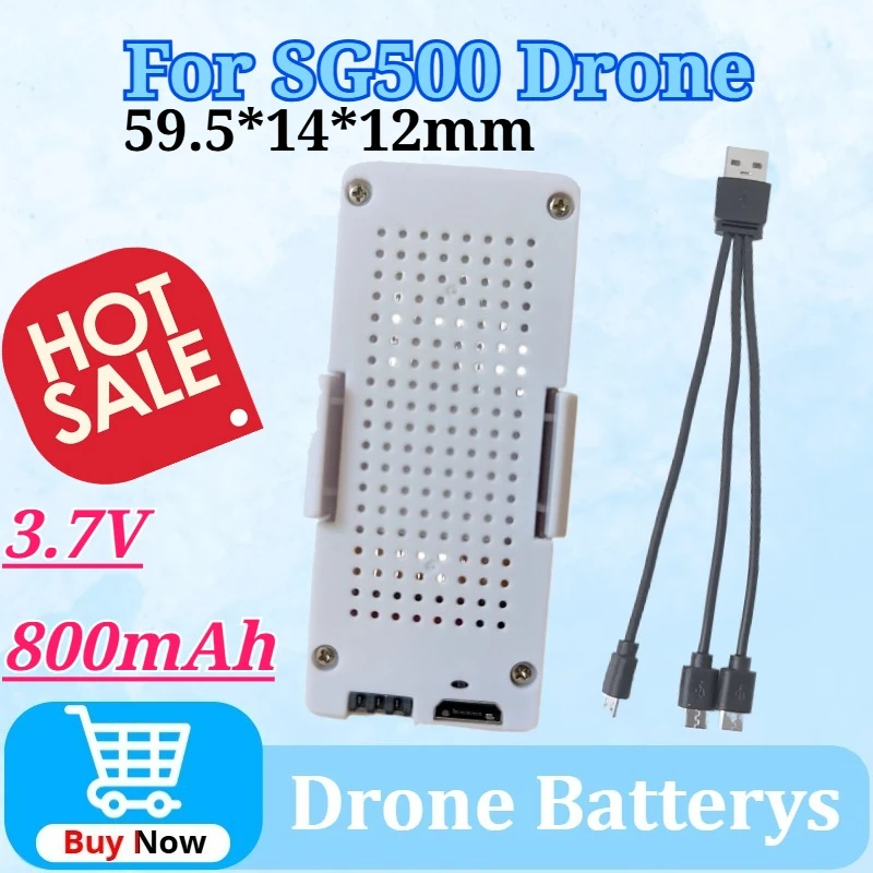 

3.7V 800mAh for SG500 RC Drone Battery Special for Teen Competition Remote Control Quadcopter Spare Parts Safe Reliable