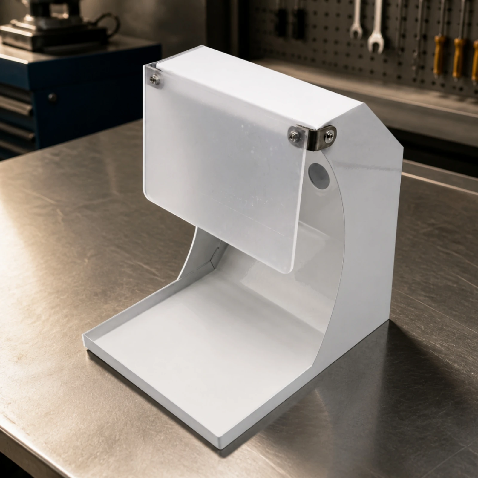 Bench Grinder Dust Guard Enclosed Workshop Accessory for DIY Enthusiasts