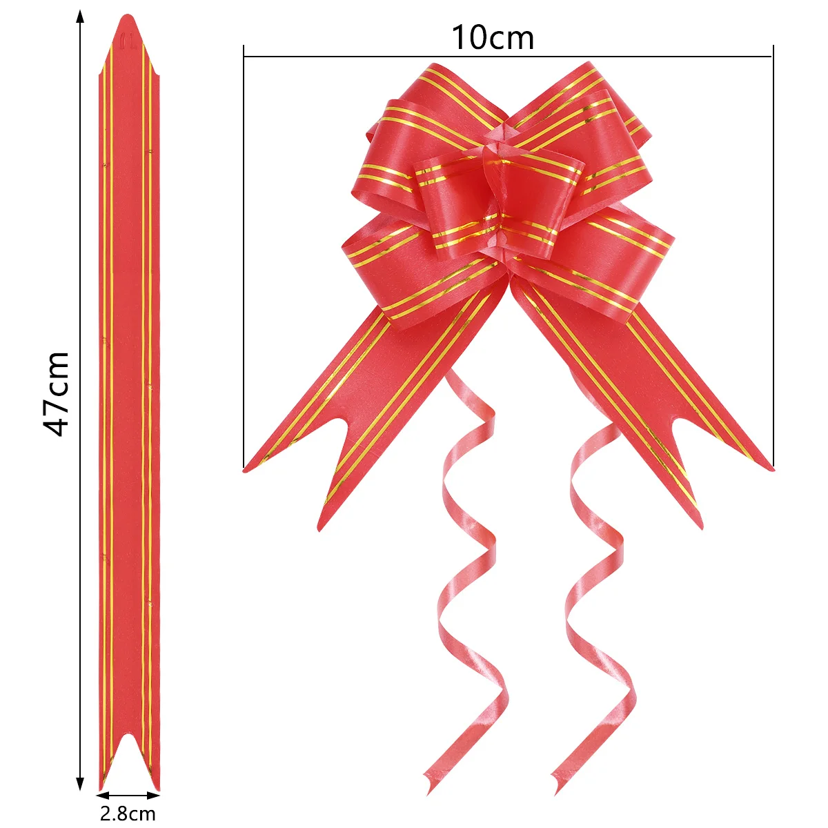 20 teile/los Bunte Pull Blume Bogen Knoten Geschenk Verpackung Bogen Pull Bogen Geschenk Bänder Für Geburtstag Hochzeit Party DIY Hause Dekoration – Detail 1