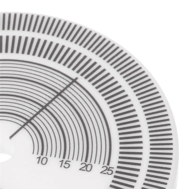 CJSD-Reliable Turntables Strobe Disc Stroboscope Mat Tests Rotational Speed Detection Vinyl Recording Speed Measuring Disc Durab