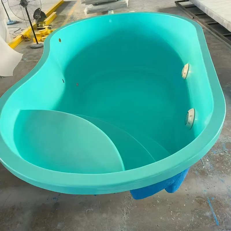 Shape Pool Small Spa Swim Mini Piscina Resort Family Used Piscine Fiberglass Outdoor Children Kids Swimming Pool
