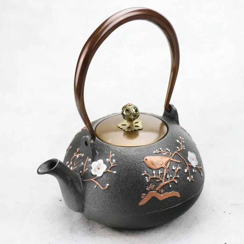 Cast Iron Teapot Caiquemei Peanut  Kettle  Tea Set