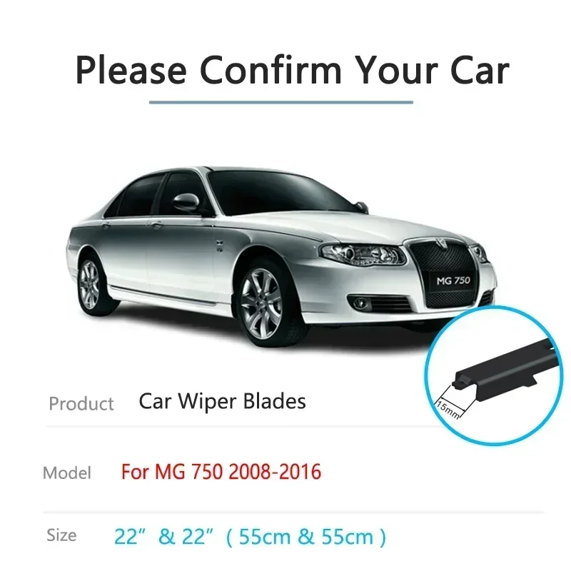 

For MG 750 Roewe 2008 2009 2010 2011 2012 2013 2014 2015 2016 Car Wiper Replacement Cleaning Windshield Windscreen High Quality