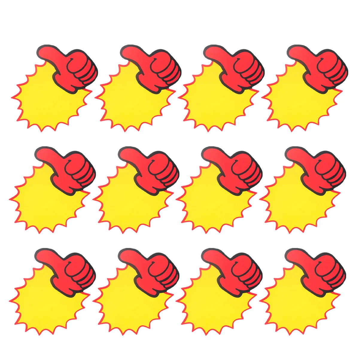 100 stuks prijslabel explosie sticker reclame papier tag voor goederen draagbaar lichtgewicht label voor winkel winkelcentrum winkel