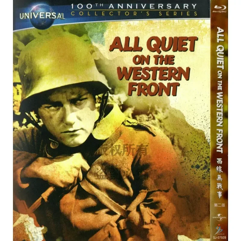 

BD Blu-ray Action War Movie All Quiet on the Western Front 30th Anniversary Edition + 79th Anniversary Edition 1080p High