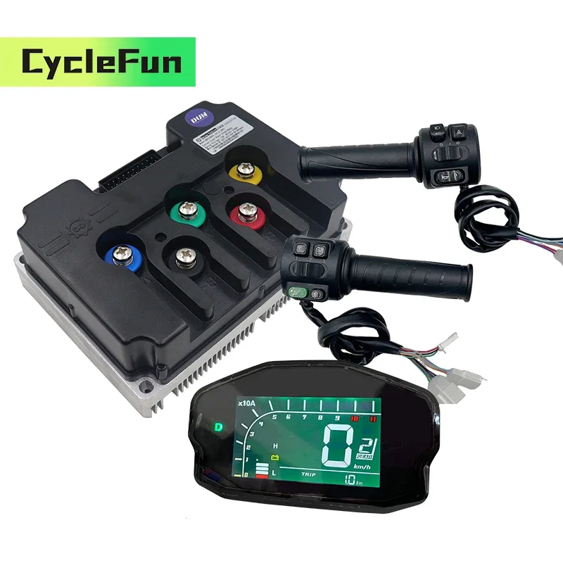 

FarDriver ND961000 96V V2 DC Controller 450A With T08 Throttle And DKD Display For Electric Motorcycle Scooter E-bike Conversion