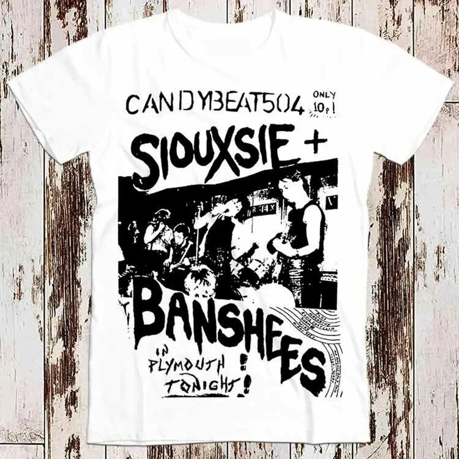 T Shirt Siouxsie and the Banshees Candy Beat Meme Live Konzert Poster 8618 vintage Washed Stretched Breathable Comfortable