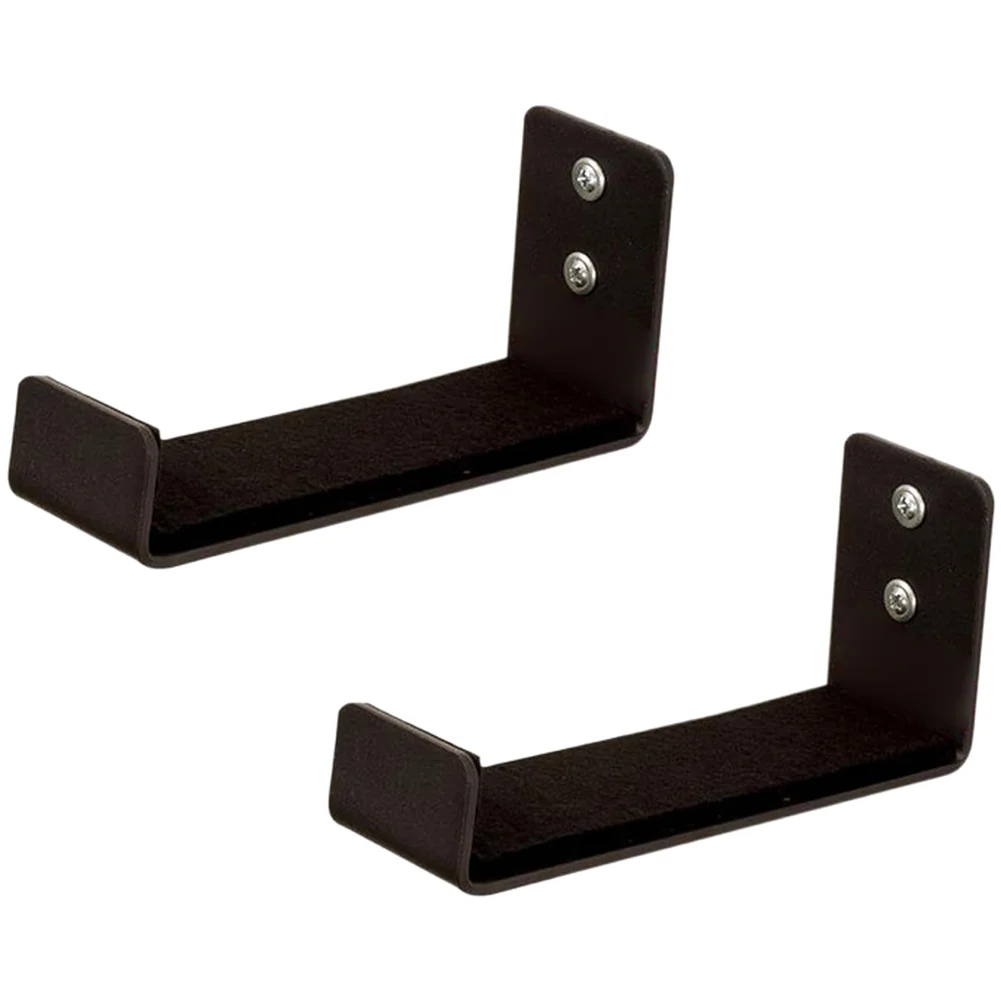 Wall Mounted Aluminum Yoga Mat Storage Rack 2Pcs Set with Felt Pads for Space Saving For Gym Equipment Storage