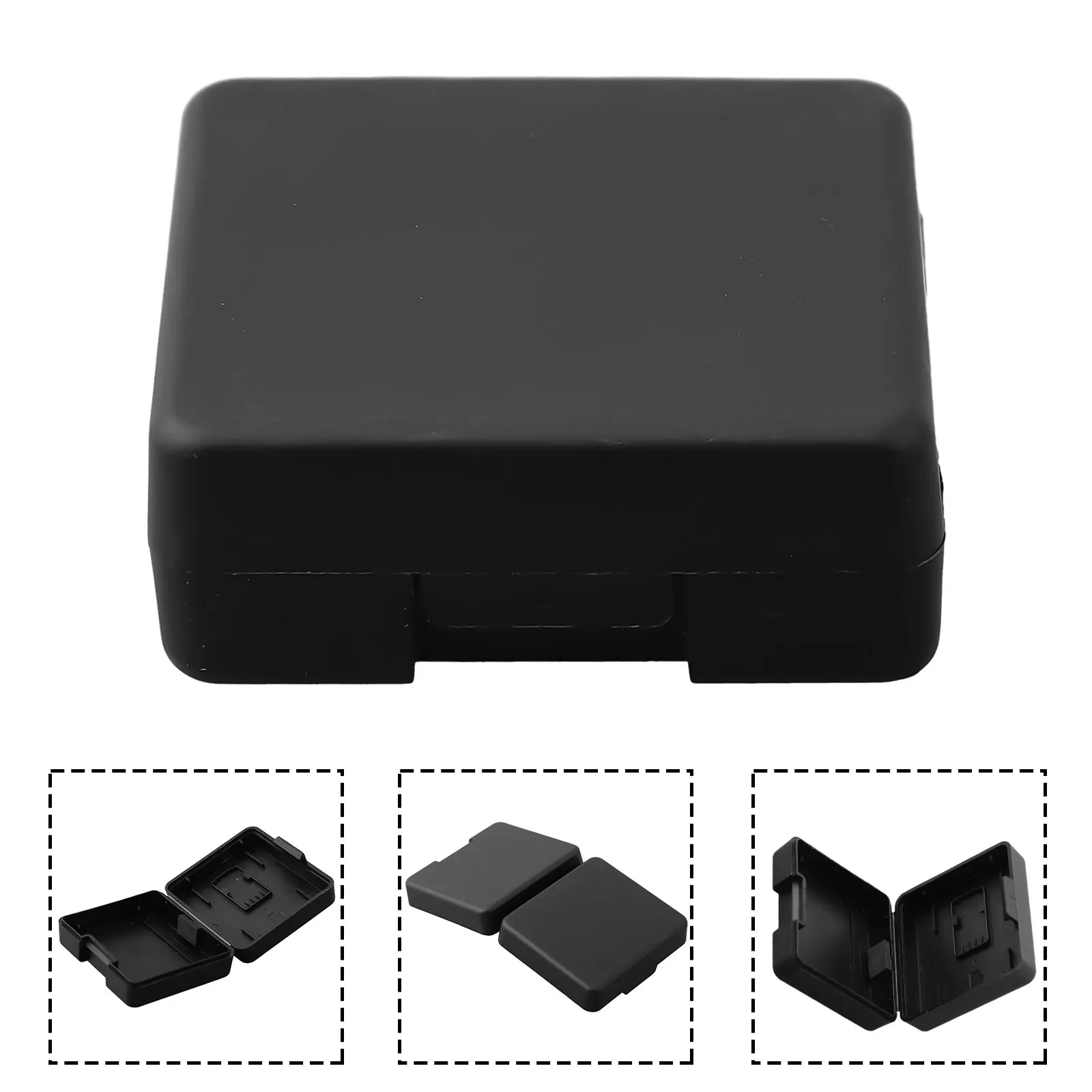 Sturdy Black Battery Storage Case for Gopro Hero 9876543 Organizes 1 TF Memory Card and 1 Battery Systematically