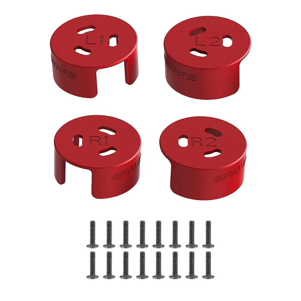 Motor Cover Cap for Avata Fpv Cover Against Paddles Engine Protector Heat Dissipation Drone Accessories-Red