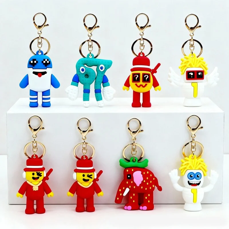Compre un Brainrot azul 67 llavero Anime sombrero de dibujos animados mono No.67 Ltalian Brainrot llavero cumpleaños Navidad Año nuevo regalo
