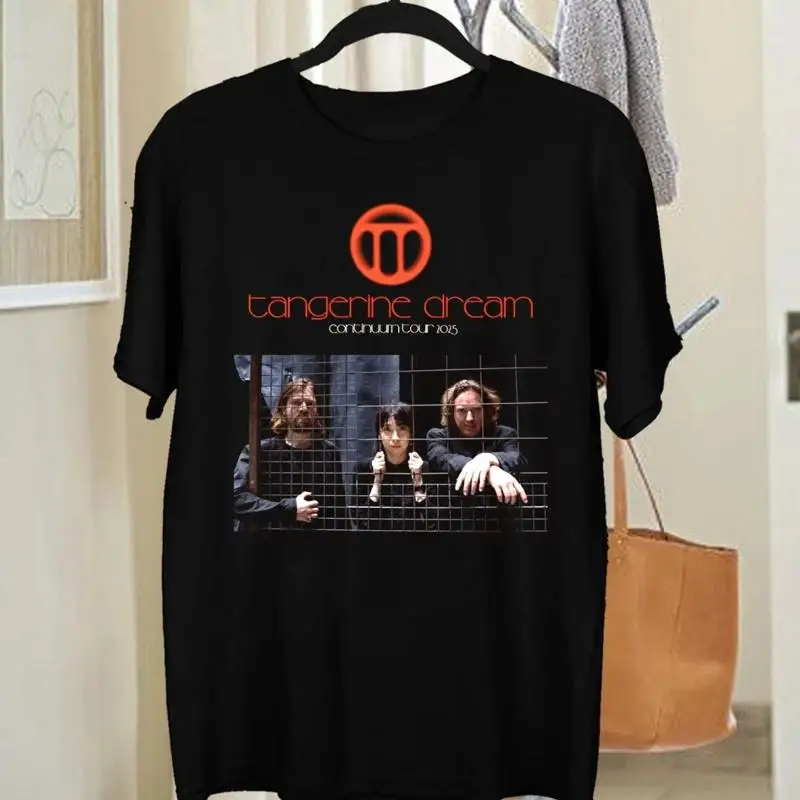 Camiseta negra de todas las tallas para seguidores de Tangerine Dream Band Tour 2025, nueva