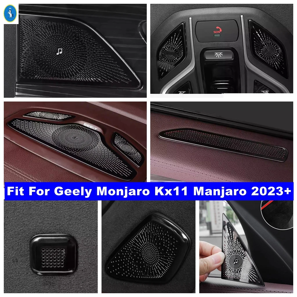 

Auto Audio Speaker Horn / Door Loudspeaker / Air AC Vent Panel Cover Trim Accessories For Geely Monjaro Kx11 Manjaro 2023 2024