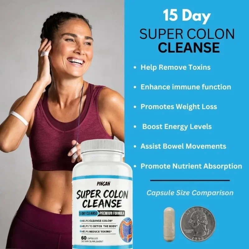 Yangche Qianzi Shell Capsule Colon Cleansing Supplement -15 Day Cleansing