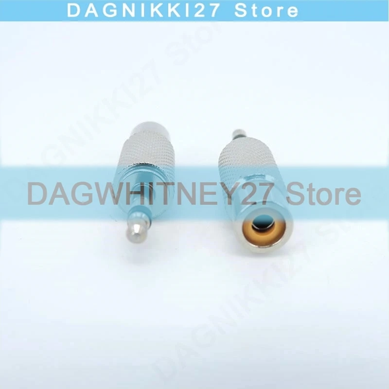 1/5/10pcs Metal 3.5mm Jack Converter 3.5 Male Mono Plug to RCA Female Audio Connector AV Computer V27