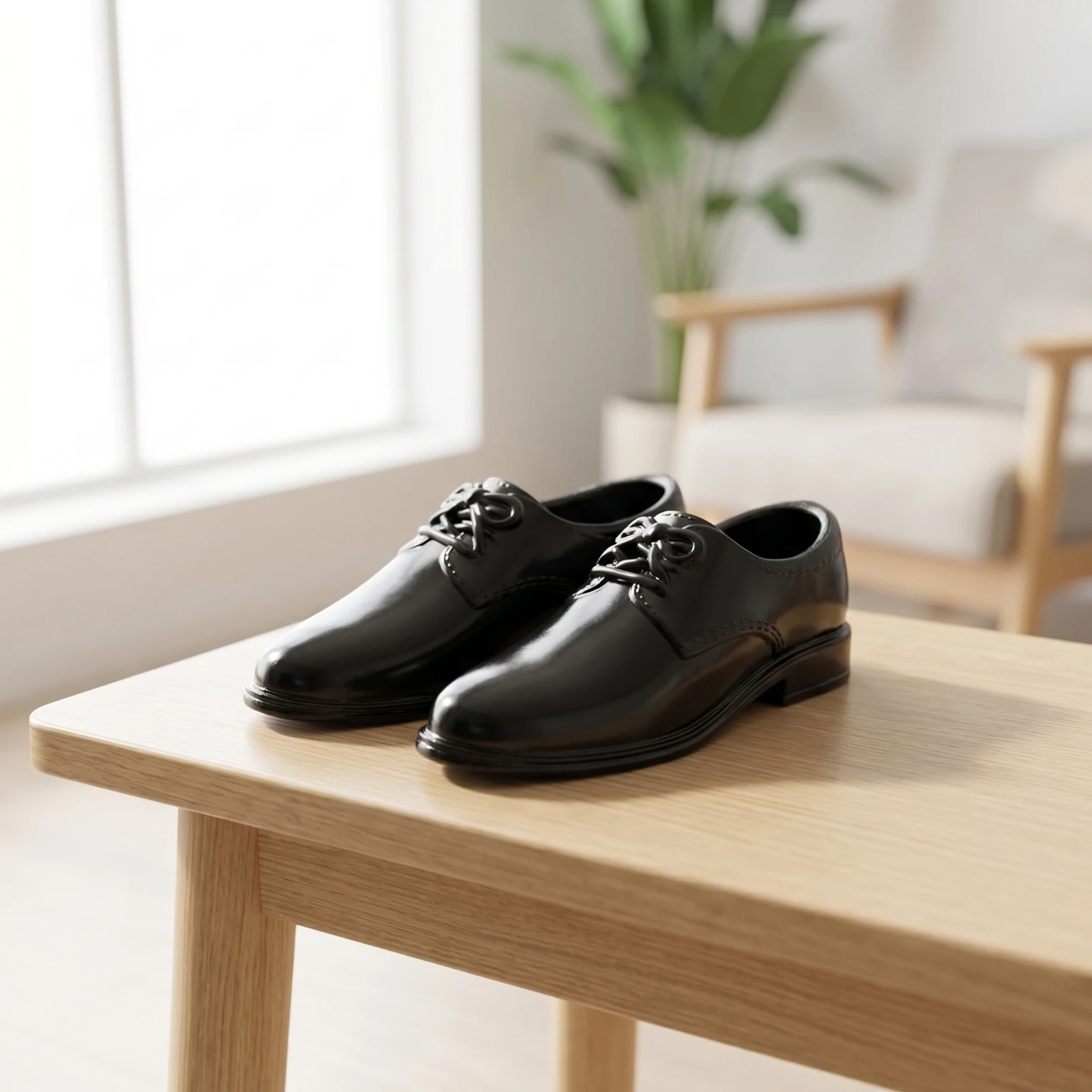 1/6 Scale Shoes Low-Cut Doll Dress Shoes Footwear Long-Lasting for Action Figure Customizers