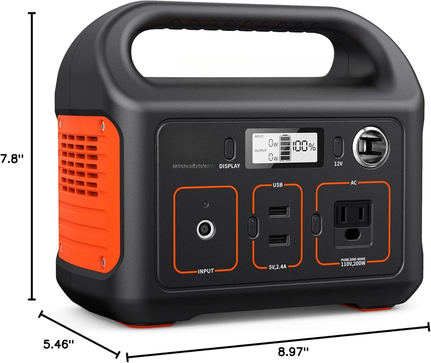 Portable Power Station Explorer 240, 240Wh Backup Lithium Battery, 110V/200W Pure Sine Wave AC Outlet