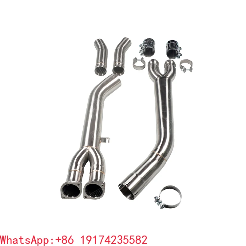 

304 Stainless Steel Exh-aust MidPipe System for BMW X3M X4M F97 F98 3.0T 2019-2023