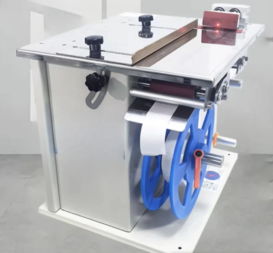 Right Angle Carton Packing Sealer - 220V 300W Rectangular Box Corner Sticker Labeling & Sealing Machine