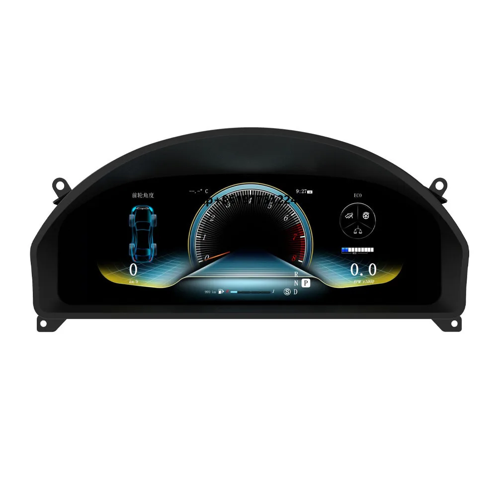 

12.3" LCD Car Digital Dashboard Cluster for E W207 NTG4.0 2010-2012 Virtual Instrument Panel Speedometer Cockpit