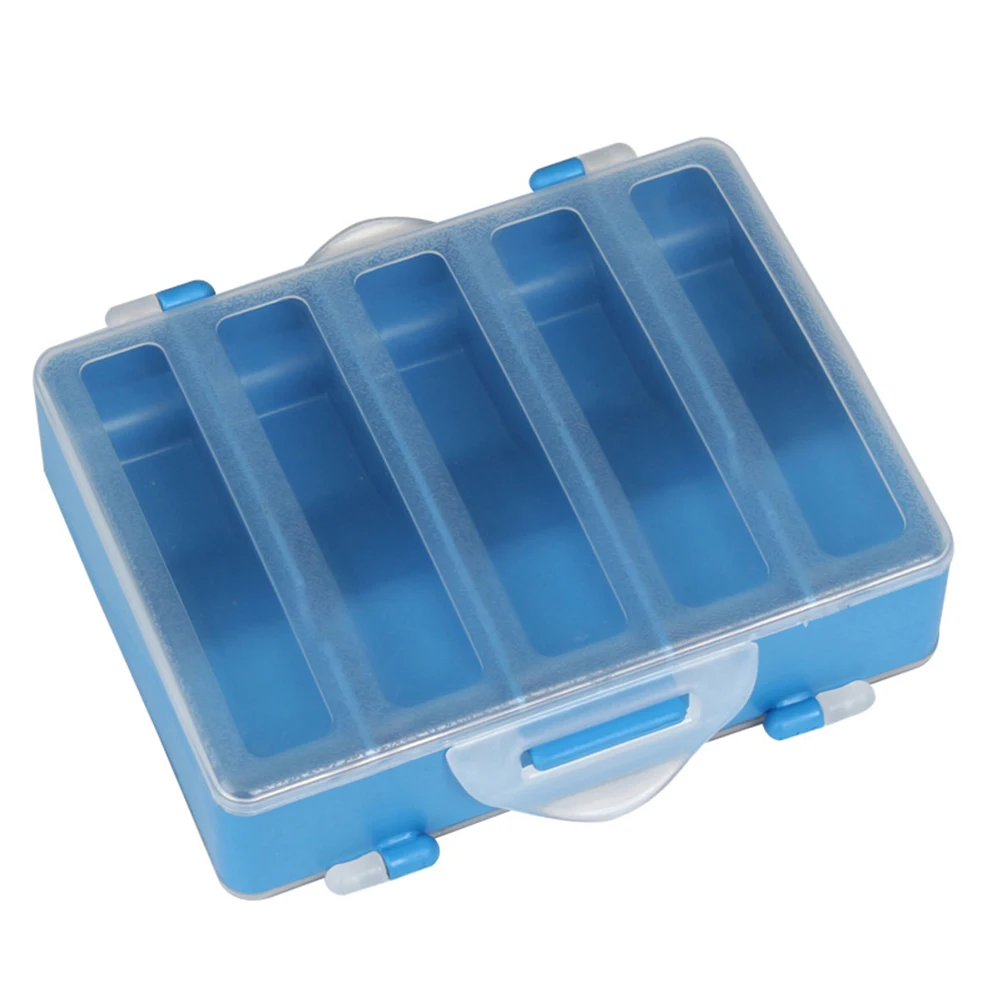 

2 PCS Fish Hook Storage Box Fishing Tackle Double Sided Lure Case Organizer Boxes Bait Container Accessories Holder